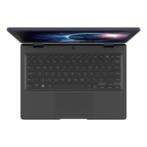 ASUS BR1204FGA-R90068XA Intel® N N100 Hybride (2-in-1) 31 cm (12.2") Touchscreen WUXGA 8 GB LPDDR5-SDRAM 128 GB Flash Wi-Fi 6 (802.11ax) Windows 11 Pro Education Zwart, Grijs (90NX07E1-M00270)