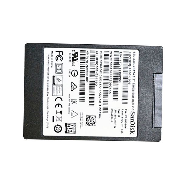 HP SSD 256GB OPAL2 SED SATA 6Gb/s (844430-001)