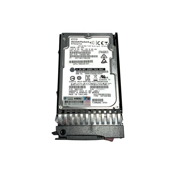 HP Hewlett Packard Enterprise HPE Enterprise - Festplatte - 300GB - Hot-Swap - 2.5 SFF (6,4 cm SFF) - SAS 12Gb/s - 15000 U/min - (785407-001)