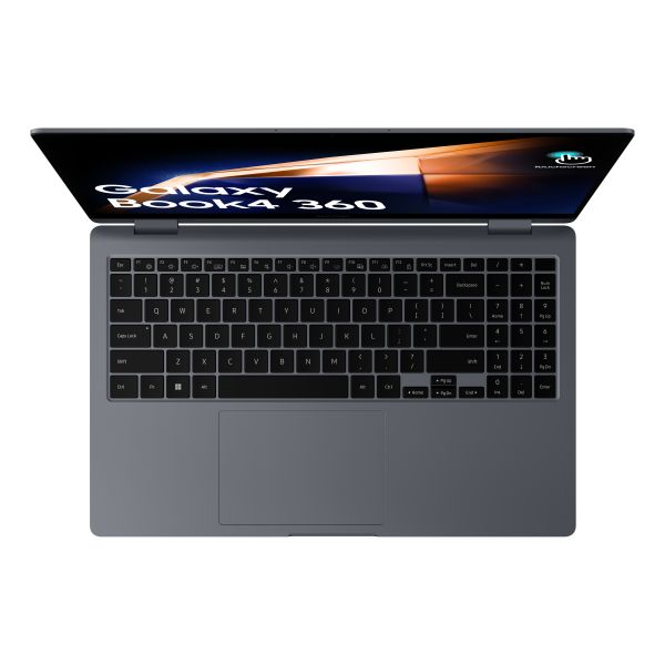 Samsung Galaxy Book4 360 Intel Core 7 150U Laptop 39,6 cm (15.6") Touchscreen Full HD 16 GB LPDDR5x-SDRAM 512 GB SSD Wi-Fi 6E (802.11ax) Windows 11 Home Grijs (NP750QGK-KG1NL)