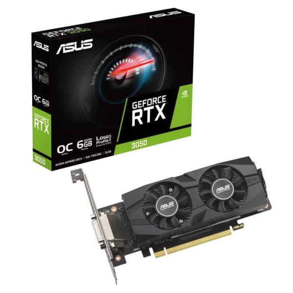 ASUS GeForce RTX 3050 LP BRK OC Edition NVIDIA 6 GB GDDR6 (90YV0KQ0-M0NA00)