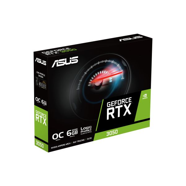 ASUS GeForce RTX 3050 LP BRK OC Edition NVIDIA 6 GB GDDR6 (90YV0KQ0-M0NA00) ASUS GeForce RTX 3050 LP BRK OC Edition NVIDIA 6 GB GDDR6 (90YV0KQ0-M0NA00)