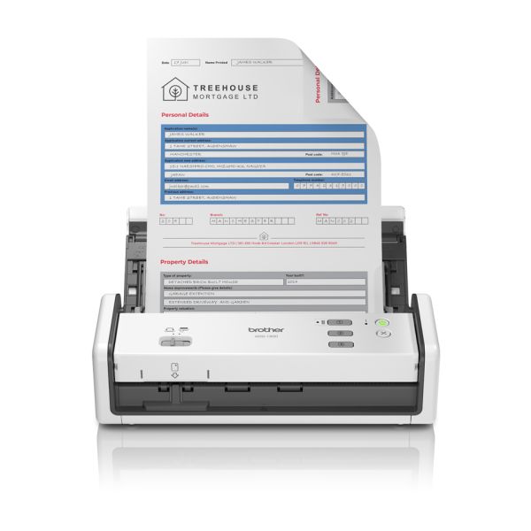 Brother ADS-1300 scanner ADF-scanner 600 x 600 DPI A4 Wit (ADS1300UN1)