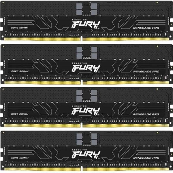 Kingston 128GB 5600 DDR5 ECC RDIMM Kit4 FURYRProE (KF556R28RBE2K4-128)