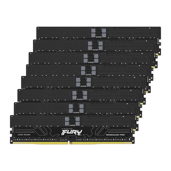 Kingston 128GB 6400 DDR5 ECC RDIMM Kit8 FURYRProE (KF564R32RBEK8-128)