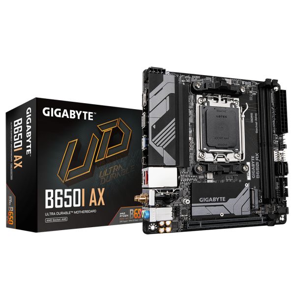Gigabyte B650I AX moederbord AMD B650 Socket AM5 mini ITX (B650I AX)