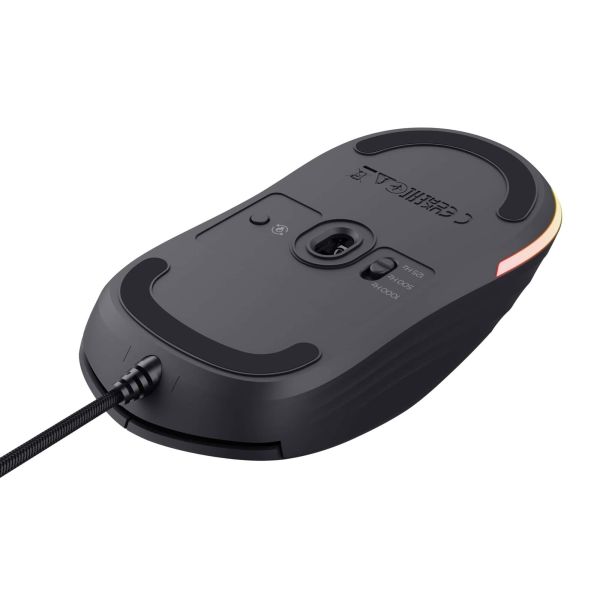 Trust GXT 925 Redex II Gaming Muis - Bedrade gamingmuis – 6 programmeerbare knoppen – 10000 DPI – Zwart (25125)