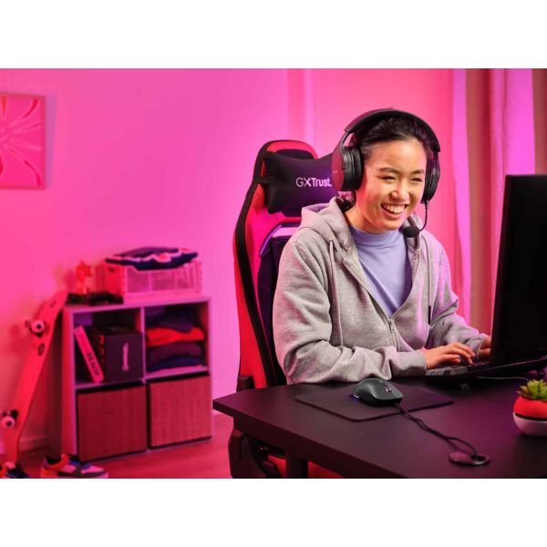 Trust GXT 925 Redex II Gaming Muis - Bedrade gamingmuis – 6 programmeerbare knoppen – 10000 DPI – Zwart (25125)