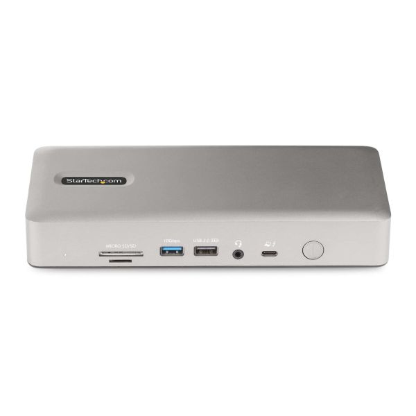 StarTech.com Thunderbolt 4 Multi-Monitor Docking Station, Quad/Triple/Dual Display Dock, 2x HDMI/2x DisplayPort, 7x USB Hub, 2.5Gb Ethernet, 98W Power Delivery (132UE-TB4USB4DOCK)