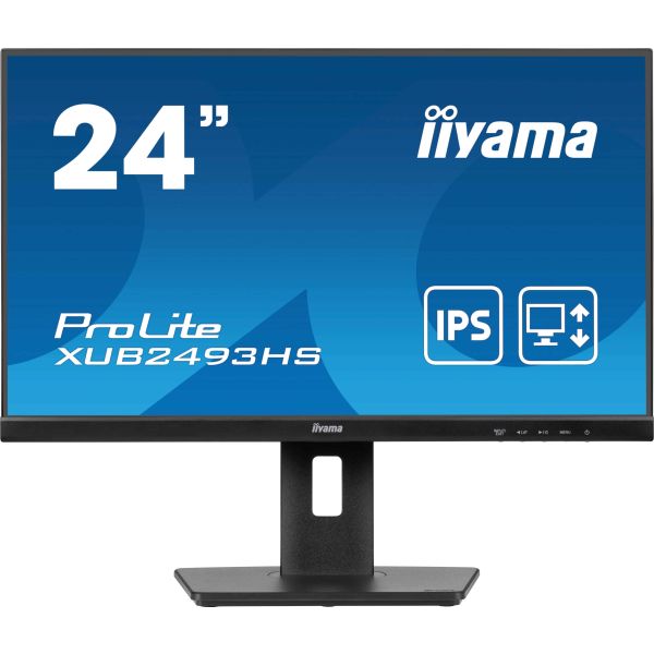 iiyama ProLite XUB2493HS-B6 computer monitor 60,5 cm (23.8") 1920 x 1080 Pixels Full HD LED Zwart (XUB2493HS-B6)