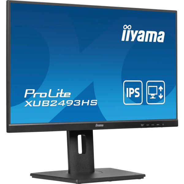 iiyama ProLite XUB2493HS-B6 computer monitor 60,5 cm (23.8") 1920 x 1080 Pixels Full HD LED Zwart (XUB2493HS-B6)
