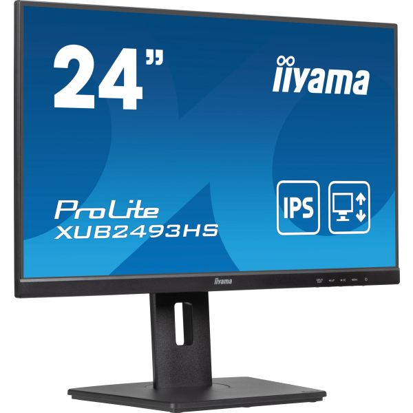 iiyama ProLite XUB2493HS-B6 computer monitor 60,5 cm (23.8") 1920 x 1080 Pixels Full HD LED Zwart (XUB2493HS-B6)