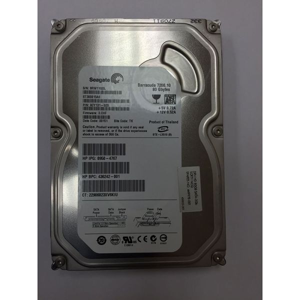 HP SEAGATE 7200RPM 3.5 80GB SATA (9CY131)