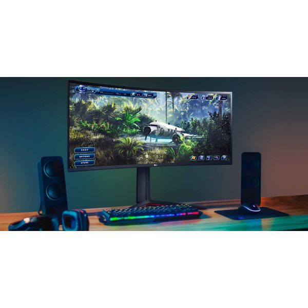 LG 34GP63AP-B LED display 86,4 cm (34") 3440 x 1440 Pixels Quad HD LCD Zwart, Rood (34GP63AP-B)