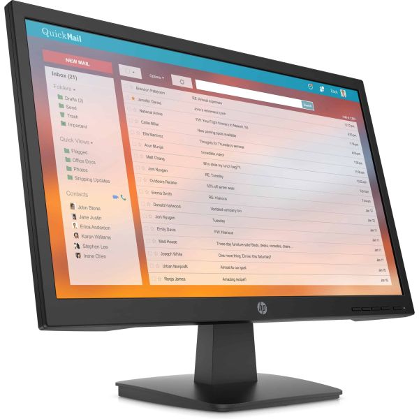 HP P22v G4 54,6 cm (21.5") 1920 x 1080 Pixels Full HD Zwart (9TT53AA#ABB)