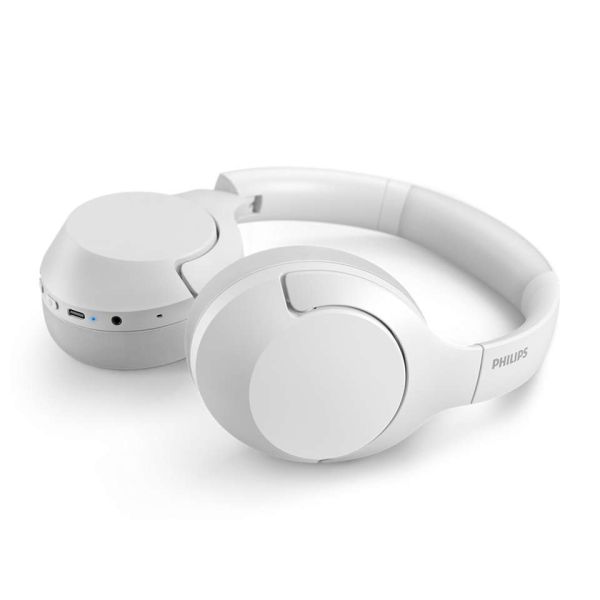 Philips TAH8506WT/00 hoofdtelefoon/headset Hoofdtelefoons Draadloos Hoofdband Oproepen/muziek USB Type-C Bluetooth Wit (TAH8506WT/00)