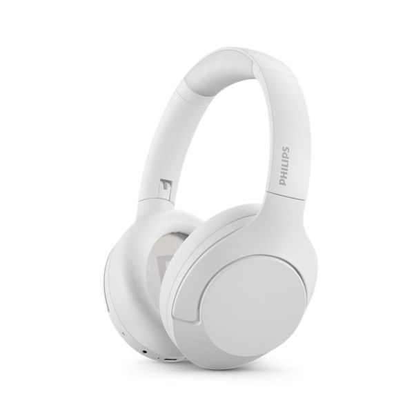 Philips TAH8506WT/00 hoofdtelefoon/headset Hoofdtelefoons Draadloos Hoofdband Oproepen/muziek USB Type-C Bluetooth Wit (TAH8506WT/00)