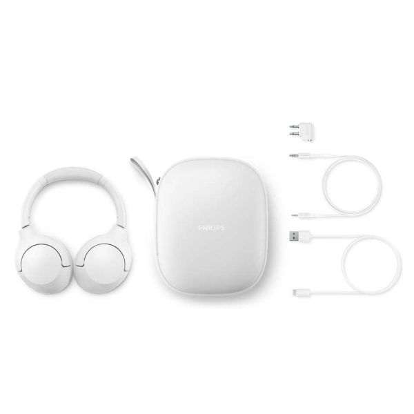 Philips TAH8506WT/00 hoofdtelefoon/headset Hoofdtelefoons Draadloos Hoofdband Oproepen/muziek USB Type-C Bluetooth Wit (TAH8506WT/00) Philips TAH8506WT/00 hoofdtelefoon/headset Hoofdtelefoons Draadloos Hoofdband Oproepen/muziek USB Type-C Bluetooth Wit (TAH8506WT/00)