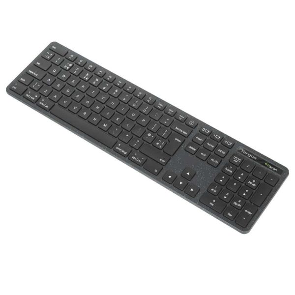 Targus AKB873NO toetsenbord Universeel RF-draadloos + Bluetooth QWERTY Scandinavisch Zwart (AKB873NO)