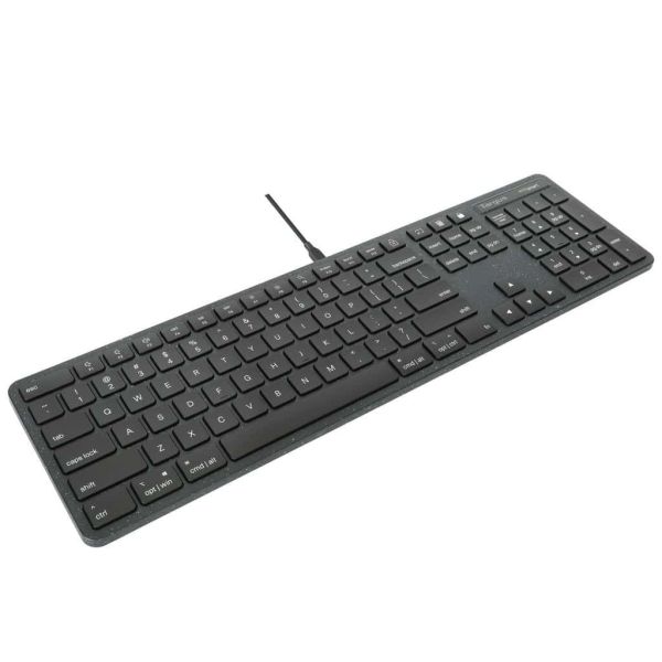 Targus AKB874NO toetsenbord Universeel USB QWERTY Scandinavisch Zwart (AKB874NO)