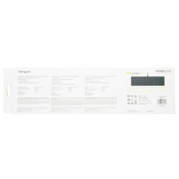 Targus AKB874NO toetsenbord Universeel USB QWERTY Scandinavisch Zwart (AKB874NO)