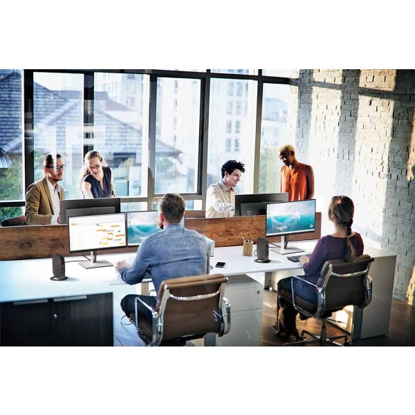 HP E-Series E24 G4 60,5 cm (23.8") 1920 x 1080 Pixels Full HD LCD Zwart, Zilver (9VF99AA#ABB)