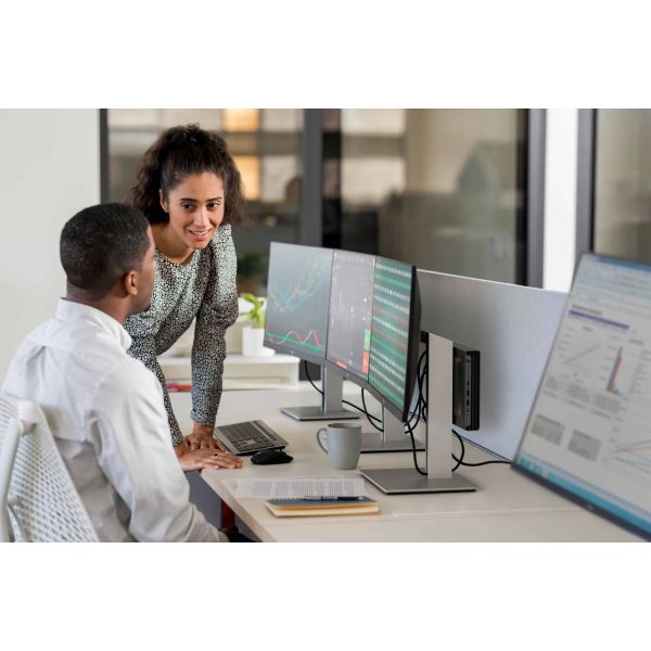HP E-Series E24 G4 60,5 cm (23.8") 1920 x 1080 Pixels Full HD LCD Zwart, Zilver (9VF99AA#ABB)