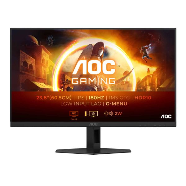 AOC 24G4XE computer monitor 60,5 cm (23.8") 1920 x 1080 Pixels Full HD LCD Zwart, Grijs (24G4XE)