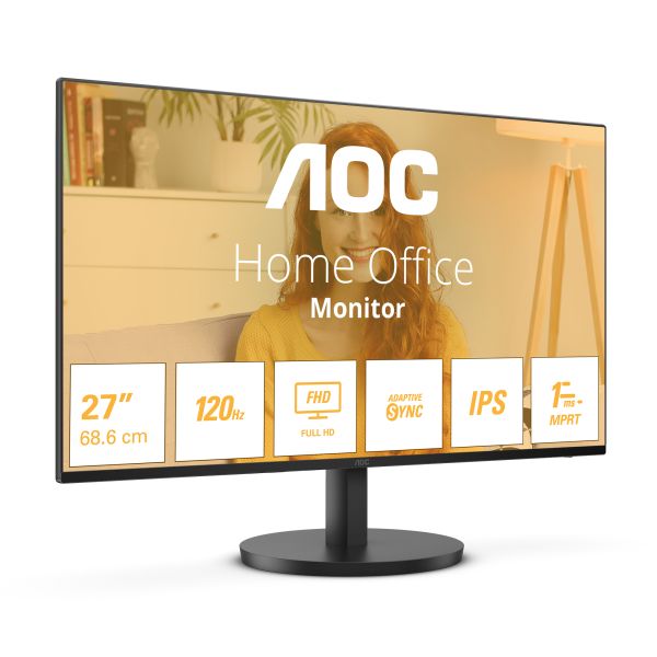 AOC B3 27B3HA2 computer monitor 68,6 cm (27") 1920 x 1080 Pixels Full HD LED Zwart (27B3HA2) AOC B3 27B3HA2 computer monitor 68,6 cm (27") 1920 x 1080 Pixels Full HD LED Zwart (27B3HA2)