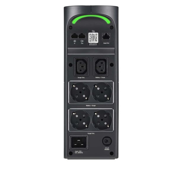 APC Back-UPS Pro BGM2200B-GR - 2200VA/1320W, 4x Schuko & 2x C13 uitgang, 3x USB charger, USB dataport (BGM2200B-GR) APC Back-UPS Pro BGM2200B-GR - 2200VA/1320W, 4x Schuko & 2x C13 uitgang, 3x USB charger, USB dataport (BGM2200B-GR)