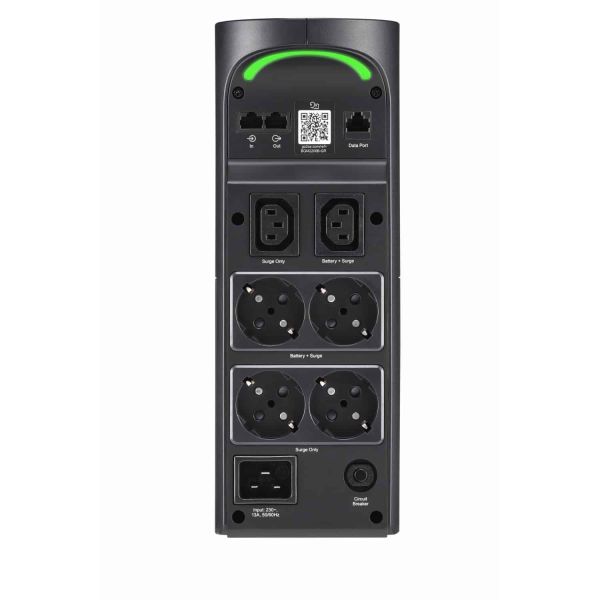 APC Back-UPS Pro BGM2200B-GR - 2200VA/1320W, 4x Schuko & 2x C13 uitgang, 3x USB charger, USB dataport (BGM2200B-UK)