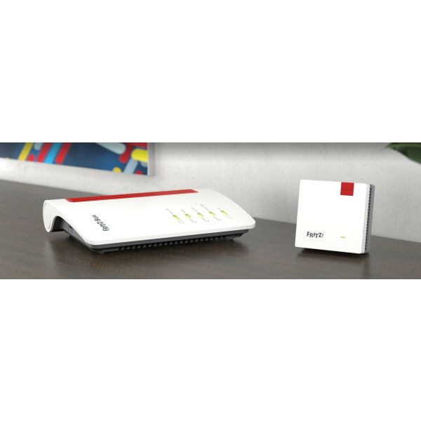 Mesh Set 7530 AX + 1200 AX Dual-band (2.4 GHz / 5 GHz) Wi-Fi 6 (802.11ax) Rood, Wit 4 3G Intern (20003049)