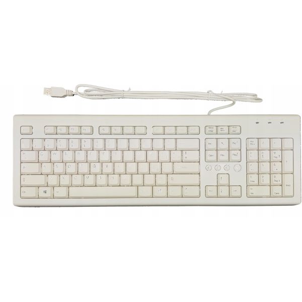 HP WHT UNVRSL Katydid wired USB KBD SP (904367-071)