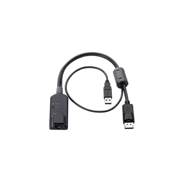 Hewlett Packard Enterprise KVM Console USB/Display Port Interface Adapter toetsenbord-video-muis (kvm) kabel Zwart (AF654A)