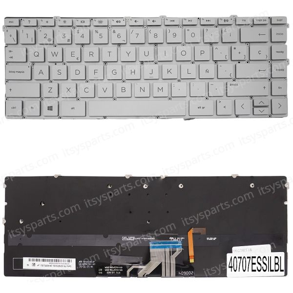 HP Keyboard met Privacy Filter Belgisch (L72387-A41)