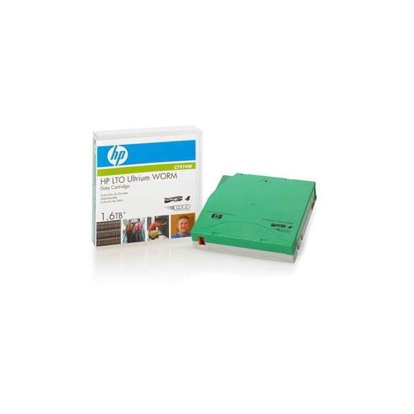 Hewlett Packard Enterprise LTO4 Ultrium 1.6TB WORM Lege gegevenscartridge LTO 1,27 cm (C7974W)