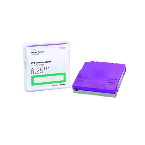HPE LTO-6 Ultrium 6.25TB WORM Data Cartridge (C7976W)