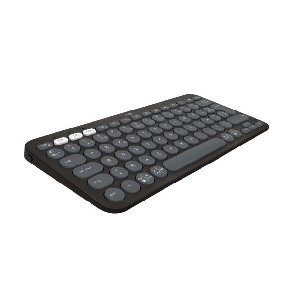 Logitech Pebble Keys 2 K380s toetsenbord RF-draadloos + Bluetooth QWERTY US International Grafiet (920-011851)