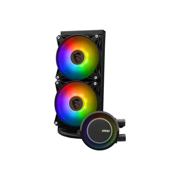 MSI MAG CORELIQUID E240 koelsysteem voor computers Moederbord, Processor Kit voor vloeistofkoeling 12 cm Zwart (306-7ZW5E17-C24)