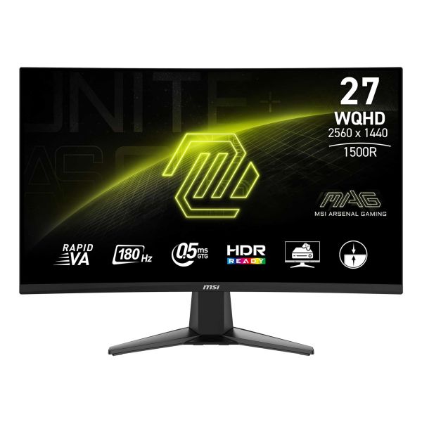 MSI MAG 27CQ6F computer monitor 68,6 cm (27") 2560 x 1440 Pixels Quad HD LCD Zwart (9S6-3CD91M-002)