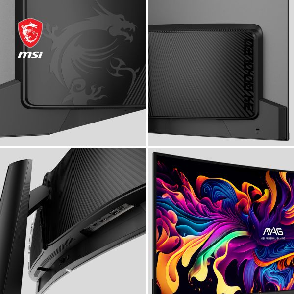 MSI MAG 341CQPDE QD-OLED computer monitor 86,4 cm (34") 3440 x 1440 Pixels UltraWide Quad HD Zwart (9S6-3DD04T-004)