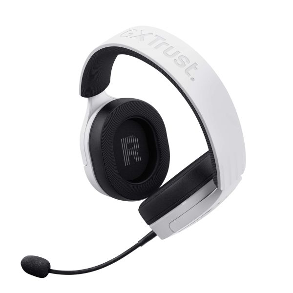 Trust GXT 489W FAYZO Headset Bedraad Hoofdband Gamen Zwart, Wit (25210)