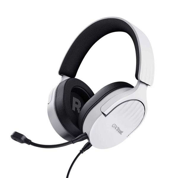 Trust GXT 489W Fayzo Gaming Headset - Multi-platform gamingheadset – Afneembare microfoon – 50 mm drivers – Zwart/Wit (25210) Trust GXT 489W Fayzo Gaming Headset - Multi-platform gamingheadset – Afneembare microfoon – 50 mm drivers – Zwart/Wit (25210)