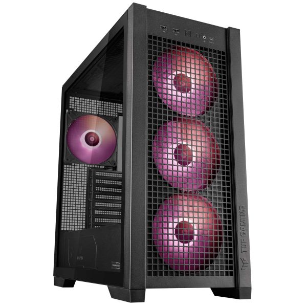 ASUS TUF Gaming GT302 ARGB Midi Tower Zwart (90DC00I0-B19000)
