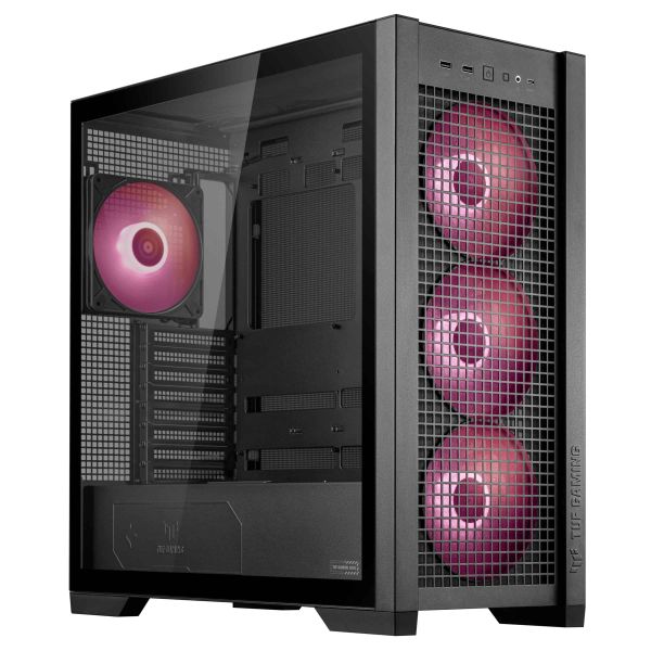 ASUS TUF Gaming GT302 ARGB Midi Tower Zwart (90DC00I0-B19000)