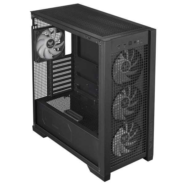 ASUS TUF Gaming GT302 ARGB Midi Tower Zwart (90DC00I0-B19000)
