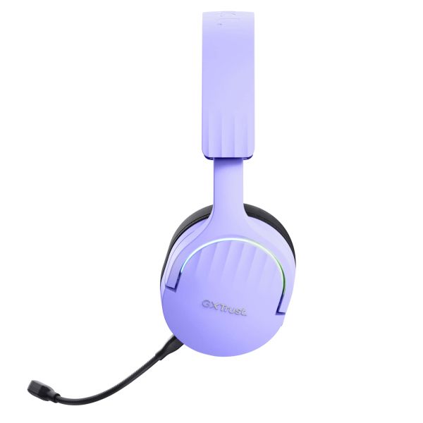 Trust GXT 491P Fayzo Gaming Headset – Bedraad + draadloos – USB-A + Bluetooth – Zwart/Paars (25305) Trust GXT 491P Fayzo Gaming Headset – Bedraad + draadloos – USB-A + Bluetooth – Zwart/Paars (25305)