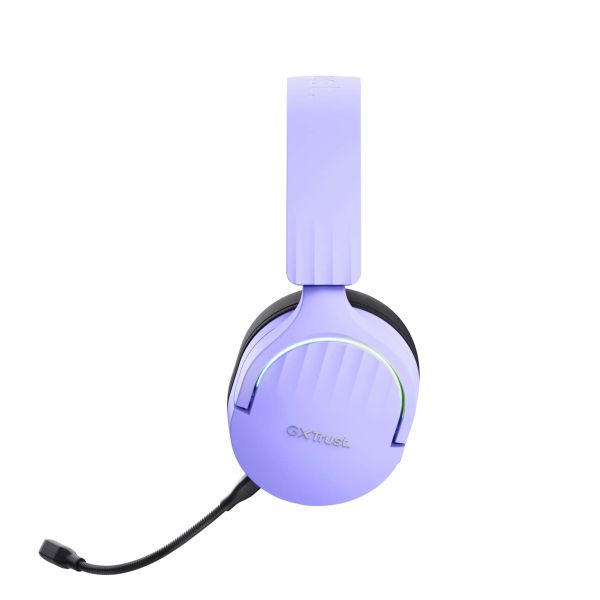Trust GXT 491P Fayzo Gaming Headset – Bedraad + draadloos – USB-A + Bluetooth – Zwart/Paars (25305) Trust GXT 491P Fayzo Gaming Headset – Bedraad + draadloos – USB-A + Bluetooth – Zwart/Paars (25305)