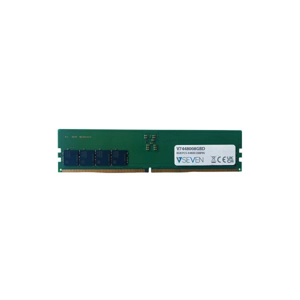 V7 V7448008GBD geheugenmodule 8 GB 1 x 8 GB DDR5 5600 MHz (V7448008GBD) V7 V7448008GBD geheugenmodule 8 GB 1 x 8 GB DDR5 5600 MHz (V7448008GBD)