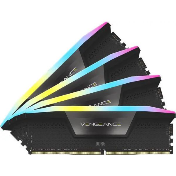 Corsair DDR5  96GB PC 6400 CL32 CORSAIR KIT (4x24GB) VENGEANCE RGB B retail (CMH96GX5M4B6400C32)